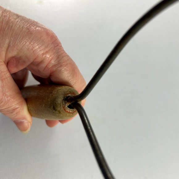 Vintage Rustic Potato Masher Metal Wood Handle Wavy Farmhouse Decor - Picture 5 of 8